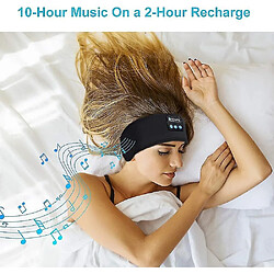 Avis Universal Casque de sommeil bluetooth sport bandeau mince souple élastique musique sans fil confortable