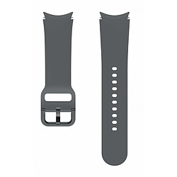 Bracelet Samsung 20mm Sport Band Gris pour Galaxy Watch 5 et 4 Active 2 et 1