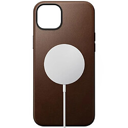 Nomad Coque Modern en Cuir pour iPhone 15 Plus Marron foncé pas cher