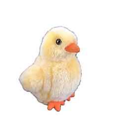 Universal 14 cm Little Poulet Jaune Petit poupée de dessin animé en peluche de poulet blanc