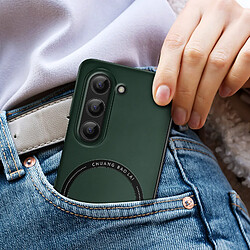 Acheter Avizar Coque MagSafe pour Samsung Galaxy Z Fold 5 Rigide Design Fin Vert Foncé