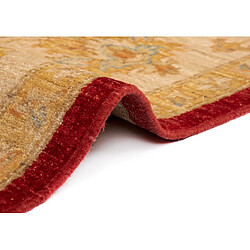 Vidal Tapis de laine 292x255 rouge Kaizar