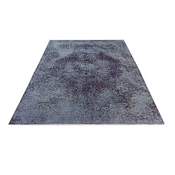 Vidal Tapis de laine 190x128 Bleu Vintage Royal pas cher