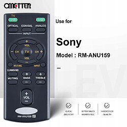 GUPBOO Télécommande Universelle de Rechange pour télécommande Sony Telecomandos barre de son RM-ANU159 HT