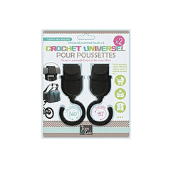 Avis Crochet universel pour poussettes - Lot de 2