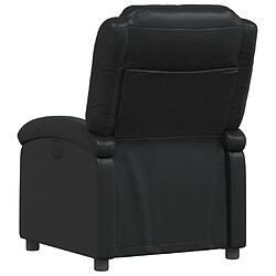 Acheter vidaXL Fauteuil inclinable Noir Similicuir