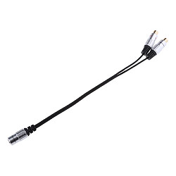 3.5mm Stéréo Femelle à 2x RCA Femelle Audio Splitter Y Adaptateur Cable pas cher