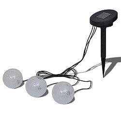 vidaXL Boules solaires flottantes 3 LED pour étang piscine