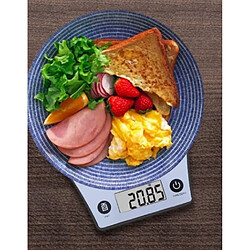 Avis Universal Ménager Balance de cuisine Balance électronique des aliments Tableau de cuisson Outil de mesure Écran LCD(Coloré)