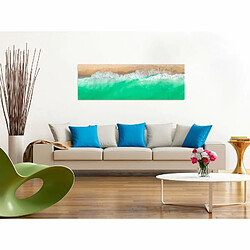 Paris Prix Tableau Imprimé Coast Narrow Green 40 x 120 cm