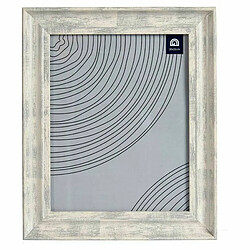 Gift Decor Cadre photo 26 x 2 x 31 cm Verre Argenté Bois Marron Plastique