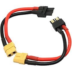 2 Pièces 12AWG avec Connecteur Femelle XT60 Adaptateur Câble Silicone Traxxas RC LiPO NiMH ESC Chargeur, 10CM