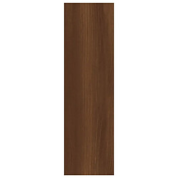 Avis vidaXL Étagère murale Chêne marron 75x16x55 cm Bois d'ingénierie