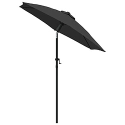 Helloshop26 Parasol extérieur 200 x 211 cm aluminium anthracite 02_0008040