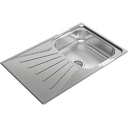 Teka Evier à encastrer Starbright 45, 79 cm, Inox, finition polie