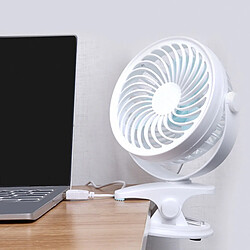 Ventilateur Portable Rechargeable 360 Clip de Rotation Mini Ventilateur USB Bureau de Voiture pas cher