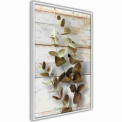 Paris Prix Affiche Murale Encadrée Decorative Twigs 20 x 30 cm Blanc