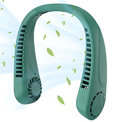 Ventilateur de Cou Portable sans Mains (Vert)