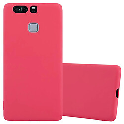 Cadorabo Coque Huawei P9 Etui en Rouge