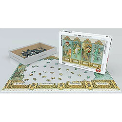 Avis Eurographics Quatre Saisons par Alphonse Maria Mucha (1000 piAces) Puzzle