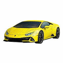 Puzzle 3D Lamborghini Huracan Evo Jaune 156 Pièces