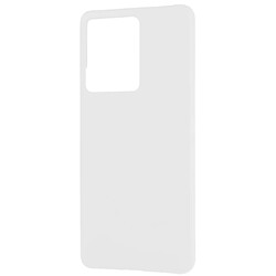 Coque en TPU anti-rayures, caoutchouté brillant, anti-traces de doigts pour votre Vivo iQOO 10 5G - blanc