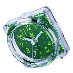 Mini Voyage Horloge Gradient Son Bureau Réveil Snooze Veilleuse 4 # Vert pas cher