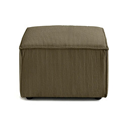 Acheter Lisa Design Arty - pouf d'appoint - en velours côtelé