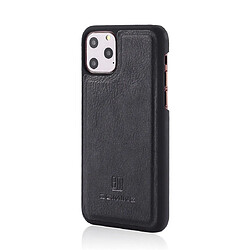 Acheter Wewoo Coque Etui en cuir Texture Flip détachable magnétique avec support et fentes pour cartes et portefeuille iPhone 11 Pro Noir