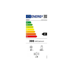 Avis Réfrigérateurs combinés 320L Froid Ventilé INDESIT 59.5cm F, XIT 8 T 1 EW