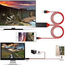 Avis GUPBOO iPhone 5 6 7 iPad 2 3 4 Câble HDMI MHL 8PIN,JL1575