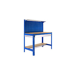 Simonrack Etabli 3 niveaux/1 tiroir 875 Kg L. 1210 x Ht. 1445 x P. 610 mm KIT SIMONWORK BT3 BOX 1200 BLEU - 448100021126012 - Simonwork