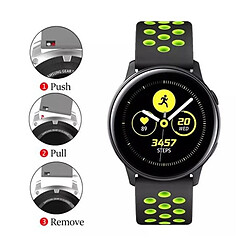 Avis Kit Bracelet En Silicone Lisse Avec Boucle + SportyStyle Phonecare Pour Amazfit GTR 4 - Noir / Noir Vert