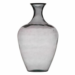 BigBuy Home Vase Gris verre recyclé 40 x 40 x 65 cm