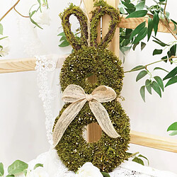 Avis Main Lapin de Pâques Guirlande Artificielle Plantes Lapin Guirlande Suspendue Maison Porte Ferme Fenêtre de Mariage Partie Décoration Signe Pendentif