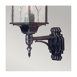 Elstead Lighting Applique murale extérieur Wexford Noir Argent