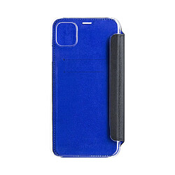 BEETLECASE Étui Folio pour iPhone 11 Pro Max en Cuir avec Dos Transparent et Porte-Cartes Noir