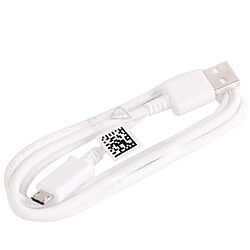 Wewoo Câble blanc pour Samsung Galaxy S6 / S IV / i9500 / i9300 / N7100, série de Nokia Lumia, de LG Optimus, de Sony Xperia etc. Longueur de câble: 1m de chargeur de synchronisation de données de Micro USB