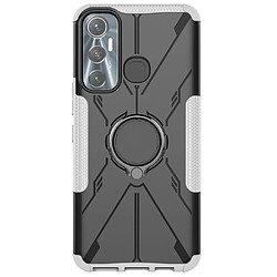 Coque en TPU anti-chocs avec béquille pour votre Infinix Hot 11 - blanc