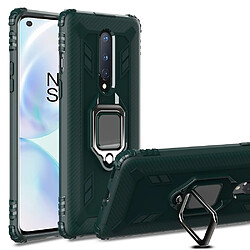 Coque en TPU résistant aux chutes avec béquille vert pour votre OnePlus 8