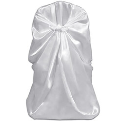 Avis vidaXL Housses de chaise pour banquet de mariage 12 pcs Blanc