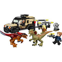 LEGO Jurassic World Le transport du Pyroraptor et du Dilophosaurus