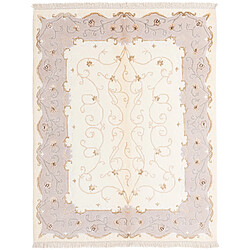 Vidal Tapis de laine 198x155 beige Darya