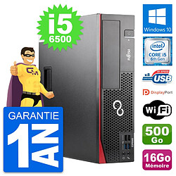 PC Fujitsu Esprimo D556 DT Intel i5-6500 RAM 16Go Disque 500Go Windows 10 Wifi - Occasion