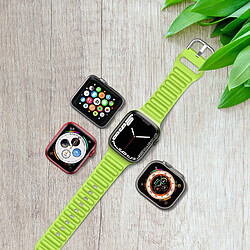 Avizar Bracelet pour Apple Watch 41mm / 40mm / 38 mm Silicone Ajustable Vert citron pas cher