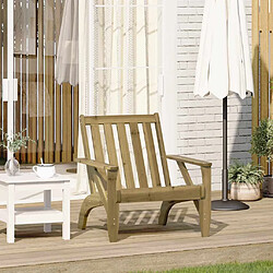 vidaXL Chaise de jardin adirondack 75x77x77 cm bois de pin imprégné