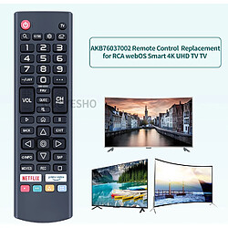 SANAG Akb76037002 Telecommande De Rechange Pour Rca Webos Smart Tv Rwosu5047 Rwosu5549 Rwosu5847 Rwosu6547 Rwosu7049 Rwosu5549-B Rwosu6547-B