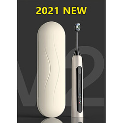 Universal Brosse à dents électrique V2 Son Adulte IPX7 Etanche Rechargeable LCD Brosse à dents 2021 NOUVEAU |