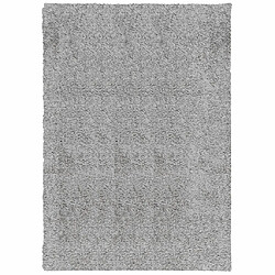 vidaXL Tapis shaggy PAMPLONA poils longs moderne gris 160x230 cm