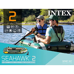 Avis Kit bateau gonflable 2 places Seahawk 2 avec rames et gonfleur - Intex